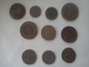 Продам десять старинных монет. цена договорная